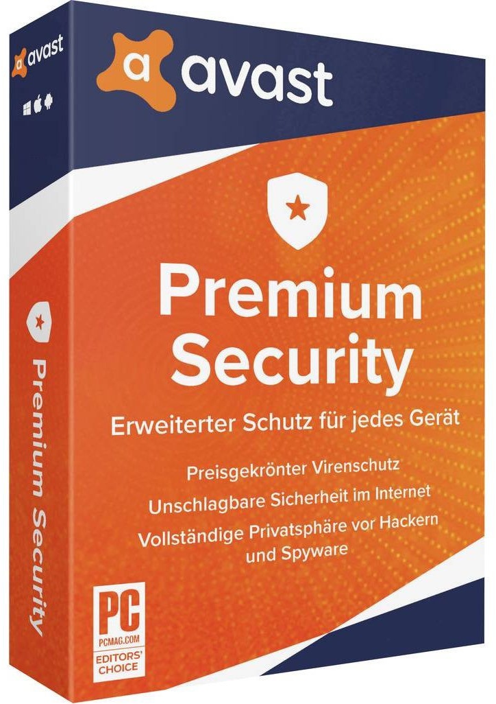 Avast Premium Security  ; 10 Geräte 3 Jahre