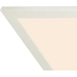 GLOBO Aufbau Panel LED Deckenleuchte dimmbar mit Fernbedienung Tageslichtlampe Deckenlampe weiß, 40W 2200lm warmweiß-kaltweiß, LxH 120 cm