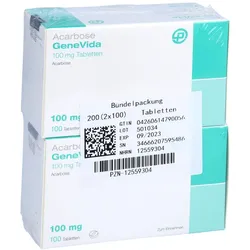 Acarbose Genevida 100 mg Tabletten 200 St