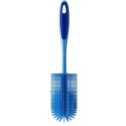 Kochblume Silikon Spülbürste blau