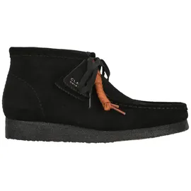 CLARKS Wallabee Boot Herren Schwarz 45