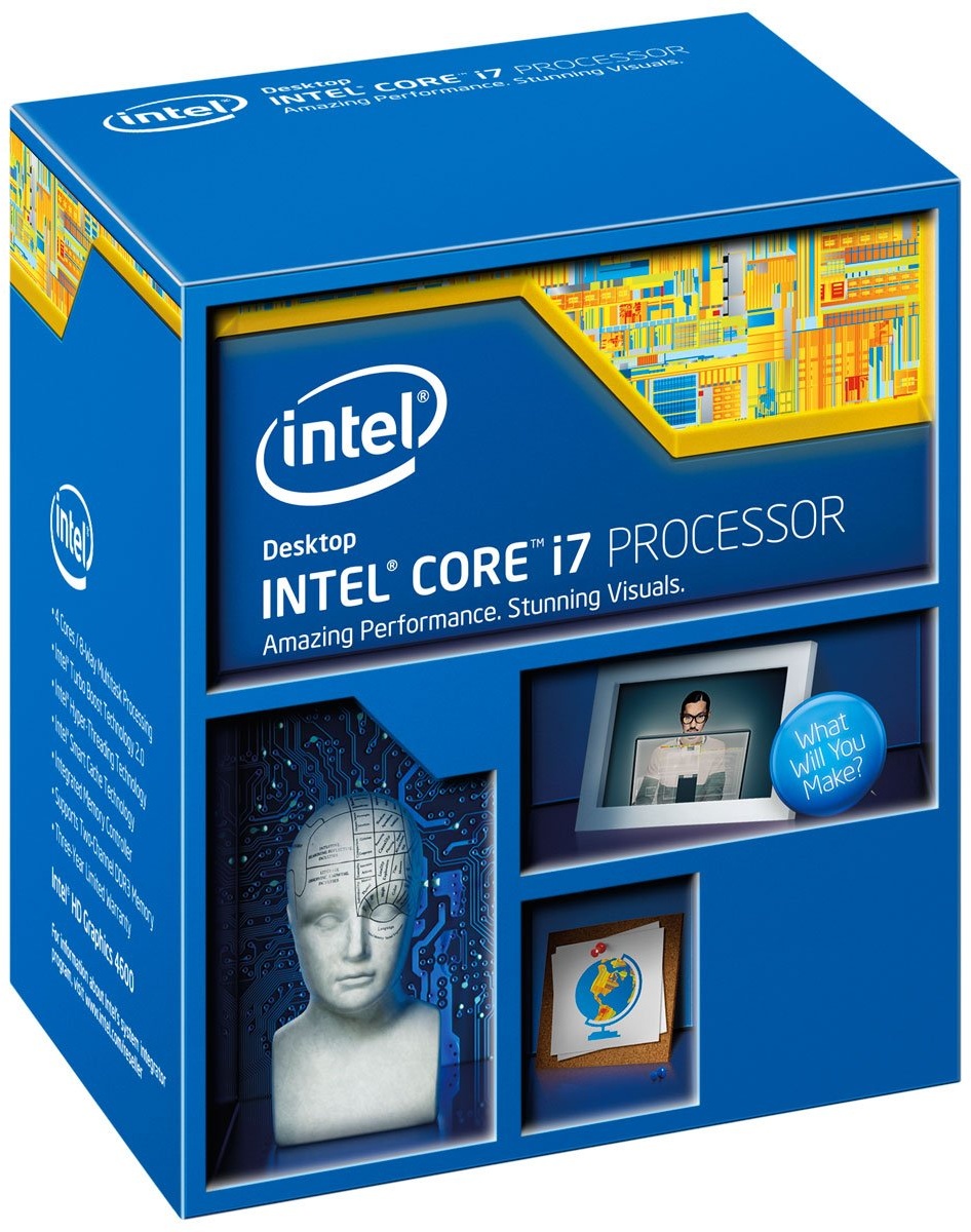 Intel i7-4771 Core Prozessor (3,5 GHz, Sockel 1150, 8MB Cache, 84 Watt)