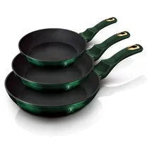 Berlinger Haus 3Er Set Berlingerhaus Titan Bratpfannen Bh-6168 Smaragd - Grün