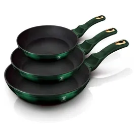 Berlinger Haus 3Er Set Berlingerhaus Titan Bratpfannen Bh-6168 Smaragd - Grün