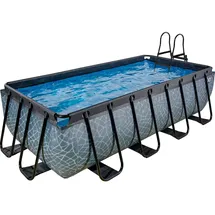 EXIT TOYS Stone Pool 400 x 200 x 100 cm inkl. Filterpumpe