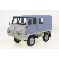 Steyr-Puch Haflinger mit großem Dach Zivil Version grau Modell von Schuco 1:18