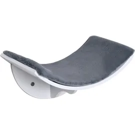 PawHut Katzenbett Wandmontage Plüschauflage Grau 41 X 28 X 21 Cm -