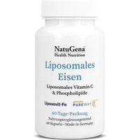 NatuGena Liposomales Eisen+Vitamin C vegan Kapseln 60 St