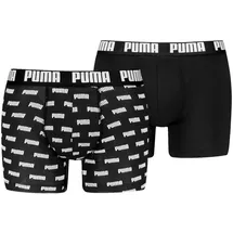 Puma Everyday Logo Print Boxershorts schwarz L 2er Pack