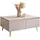 lookway Couchtisch Aurora Kaschmir Beige Gold 90 x 60 x 41 cm