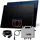 sunniva Balkonkraftwerk Full Black Bifazial 1000/800 W inkl. 2 x 500 W N-Typ Glas-Glas Bifacial Module