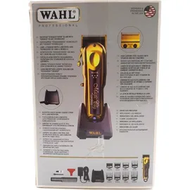 WAHL 5 Star Gold Cordless Magic Clip Hair Clipper with 100+ Minute Run Time for Professional Barbers and Stylists - Model 8148-700