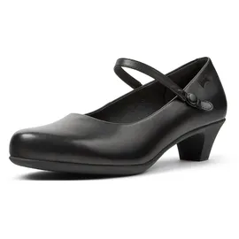 Camper Helena Bajo, Damen Mary Jane Halbschuhe, Schwarz (Black 1), 38
