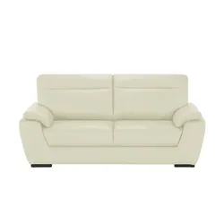 Sofa aus Leder Brandy II ¦ creme ¦ Maße (cm): B: 210 H: 95 T: 100