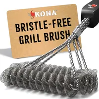 Kona Grillbürste Edelstahl schwarz/weiß