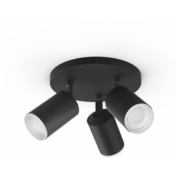 Philips Hue - Fugato Punkt 3 Deckenleuchte Bluetooth White/Color Amb. Black - cm - 15.3 cm