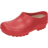 Spirale Nora PU Comfy Clog Unisex - Extrem Leicht, Rutschhemmend, Kälteisolierend und Kälteflexibel - Rot - Gr. 39