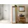 MASSIVMOEBEL24.DE Standregal 44 x 37 x 190 cm Beige