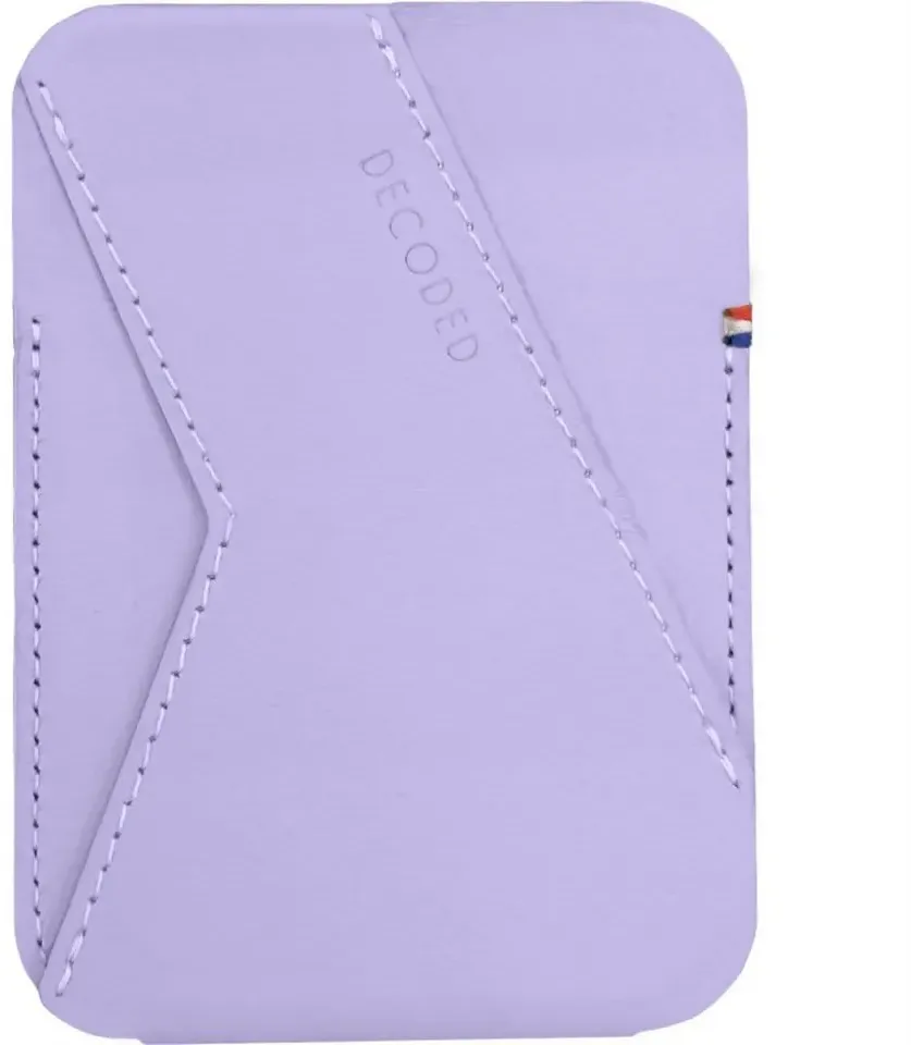DECODED Decoded Silicone MagSafe Card Stand Sleeve - Dig. Lavender Smartphone-Halterung lila
