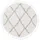 carpetfine Hochflor-Teppich CARPETFINE "Eddy", beige, H:30mm Ø:80cm, Polyester, Teppiche, Fransenteppich, Shaggy Langflor mit Fransen, starke Größenauswahl, Wohnzimmer
