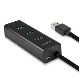 AXAGON HUE-S2B - USB 3.0, 4-Port Hub, inkl. microUSB Input