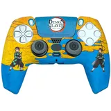 FR-TEC FRTEC - Combo Pack, Hartschale + Griffe + Aufkleber für PS5 (Demon Slayer)