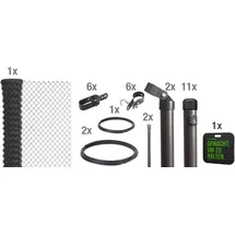 GAH Alberts Alberts® Set Maschendrahtzaun, zum Einbetonieren anth-mt800/25 - Kniekissen