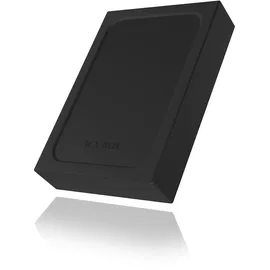 Icy Box IB-256WP Aluminium + Siliconschutzhülle. (Externes Laufwerksgehäuse)