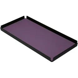Stil Casa, Set 6 Tabletts pro Hotelzimmer, Innenraum aus Polyurethan gepaart, 35x17 cm, lila.