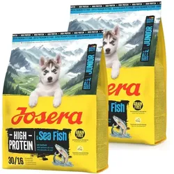 JOSERA High Protein Junior Sea Fish proteinreich für Welpen 2x900g