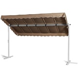 GRASEKAMP Standmarkise Dubai 375 x 225 cm taupe