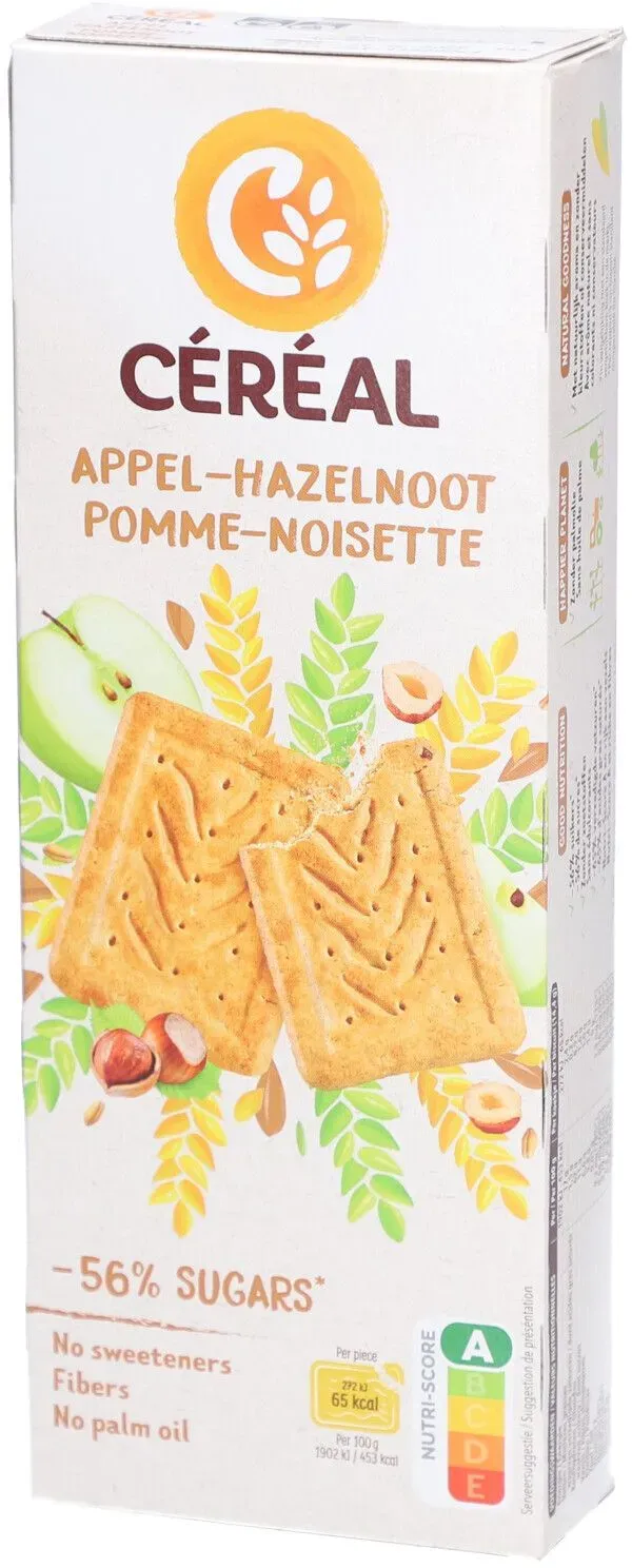 Céréal Apple/Nuts 4x57,5 g Koekjes