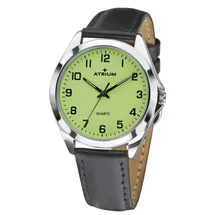 Atrium Herren Analog Quarz Leder 40 mm A10-12