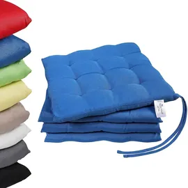NatureMark Stuhlkissen 40 x 40 cm Blau