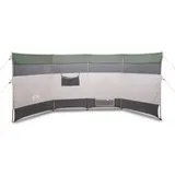 vidaXL Camping-Windschutz Grün 366x152x152 cm Wasserdicht