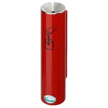 Proregal Robuster Sicherheitsascher verschließbar Keine lange Rauchbelästigung 0,6 Liter, HxBxT 30 x 10 x 10 cm Verzinkter Stahl Rot