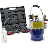 XPOtool Druckluft Bremsenentlüfter automatisches Bremsflüssigkeitswechselgerät 5L Behälter max. 3bar