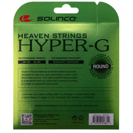 Solinco Hyper-g Round 200 M Tennisrollen Saite - Light Green - 1.30 mm