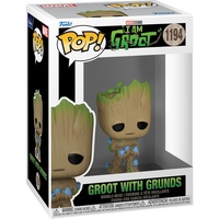 Funko Pop! Marvel: Guardians of The Galaxy - Groot mit Grunds - Groot Shorts - Vinyl-Sammelfigur - Geschenkidee - Offizielle Handelswaren - Spielzeug Für Kinder und Erwachsene - TV Fans