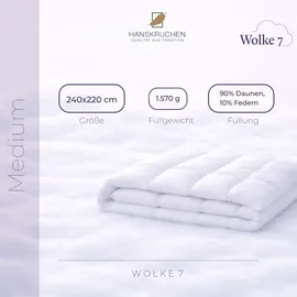HANSKRUCHEN Hanskruchen, Wolke 7 (1570 g, Daune, 240 x 220 cm