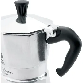 Bialetti Moka Induction 2 Tassen schwarz/silber