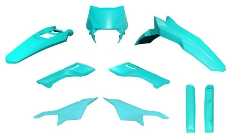 Race Tech Kunststoff-Kit 6-teilig Aquamarin Grün, grün