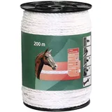 AKO Weidezaunseil 200 m 6 mm Weiß