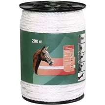 AKO Weidezaunseil 200 m 6 mm Weiß