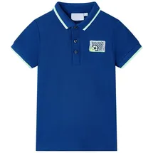 vidaXL Kinder-Poloshirt Dunkelblau 128