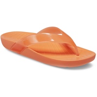 Crocs Splash Glossy Badezehentrenner zum Baden orange