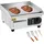Vevor Kommerzieller elektrischer Grill, 2000 W, flache Grillplatte für die Arbeitsplatte, einstellbare Temperatur von 50–300 °C, 36 x 30 x 1 cm... Edelstahl-Grillplatte mit 2 Schaufeln und 2 Bürsten für Restaurant