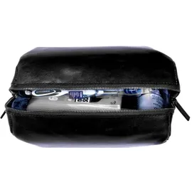 LEONHARD HEYDEN Cambridge Kulturbeutel Leder 26 cm schwarz