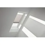 VELUX Plissee-Faltstore manuell Silbergrau uni FHL MK06 1284S