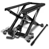 Motorrad Hebebühne XL kompatibel mit Chopper/Custombike schwarz Scherenheber CB14913